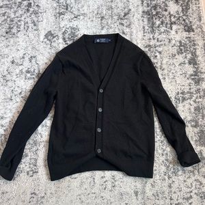 JCrew 100% merino wood black cardigan